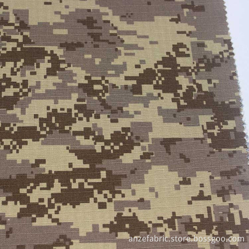 100 camouflage cotton ripstop fabric for garment